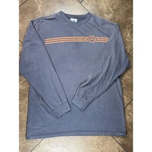 Vintage 90s Adidas T Shirt Adult XL‎  Long Sleeve Spell Out Graphic Y2K